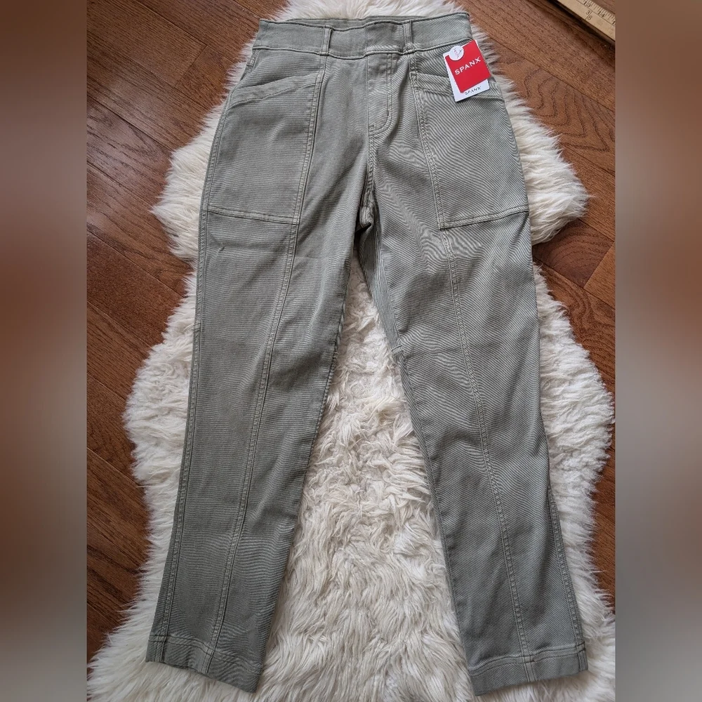 Spanx Stretch Twill Straight Leg Pant xs petite NWT - Picture 7 of 15